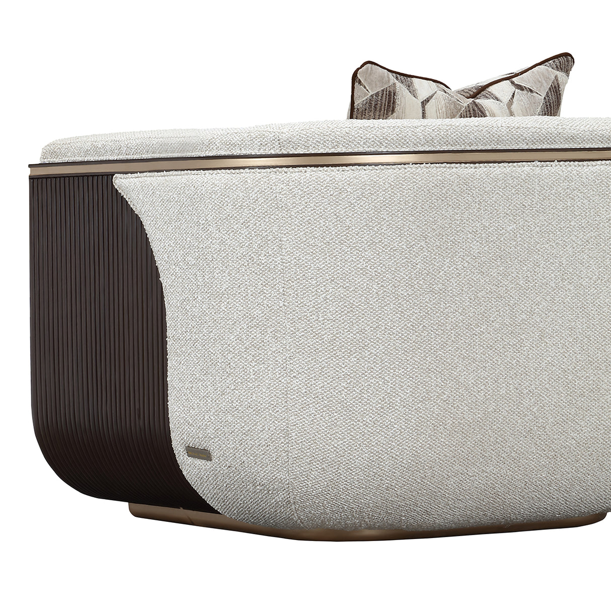 West Kensington Medium Espresso Matching Chair from Michael Amini - Luna Furniture