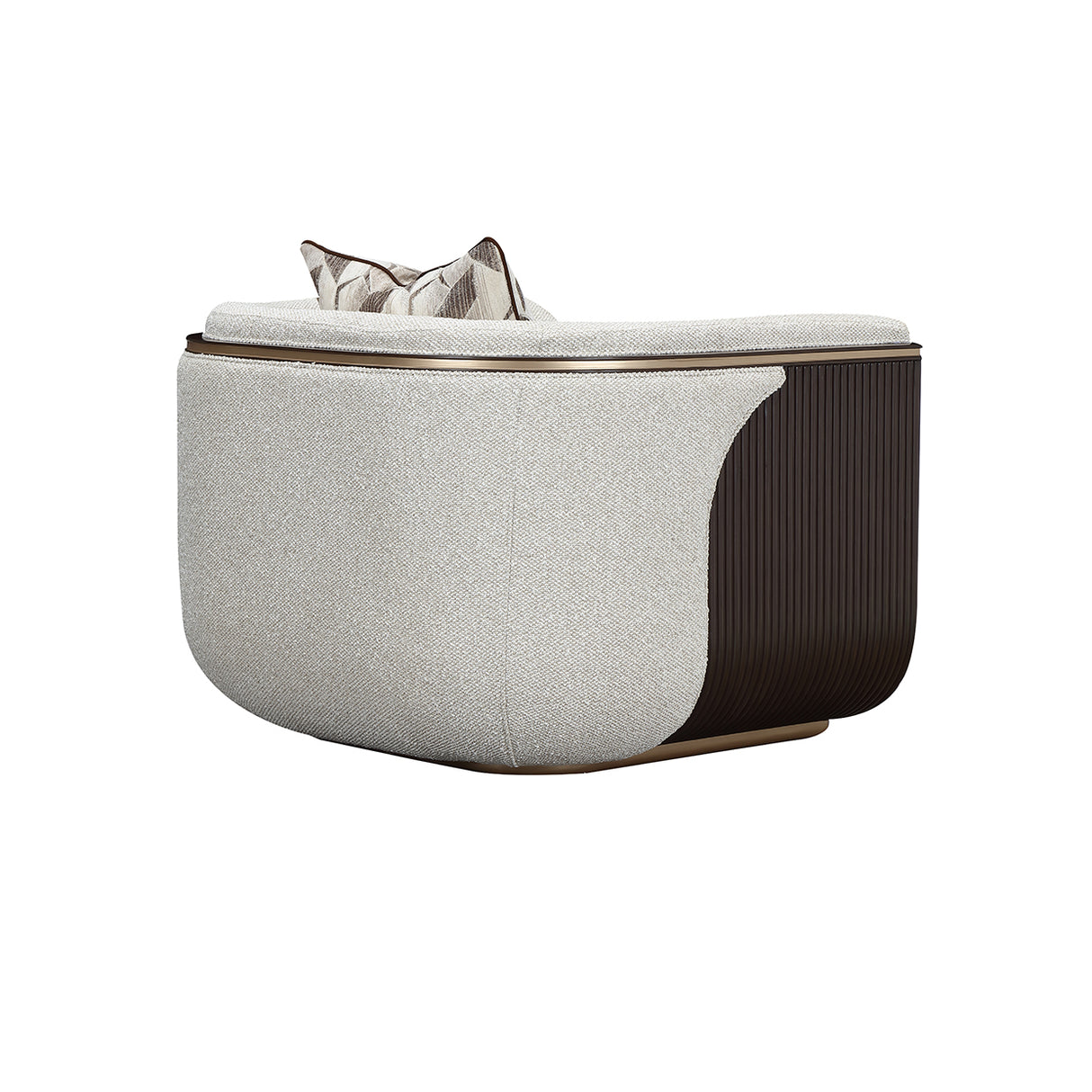 West Kensington Medium Espresso Matching Chair from Michael Amini - Luna Furniture