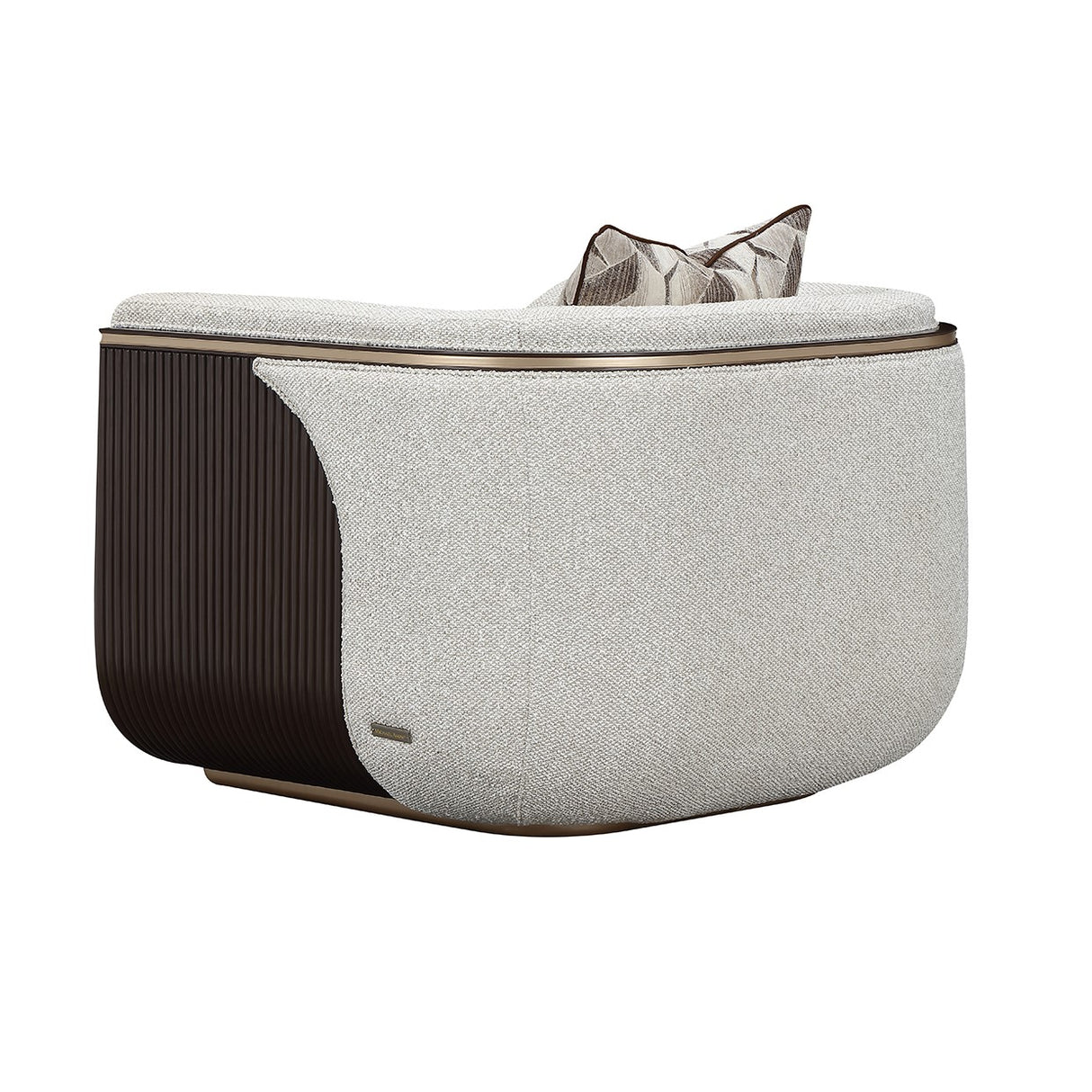 West Kensington Medium Espresso Matching Chair from Michael Amini - Luna Furniture