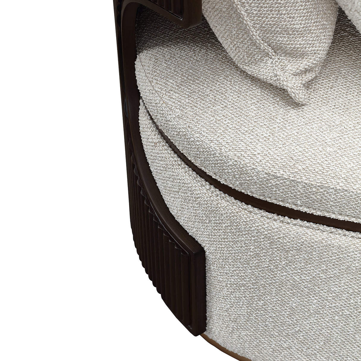 West Kensington Medium Espresso Chaise from Michael Amini - Luna Furniture