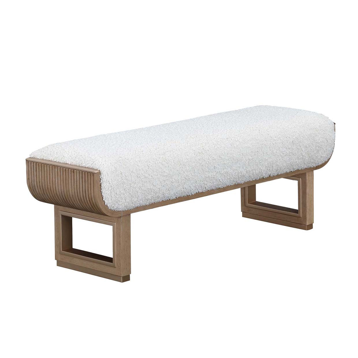 West Kensington - Caramel Sea Salt Caramel Bench from Michael Amini - Luna Furniture