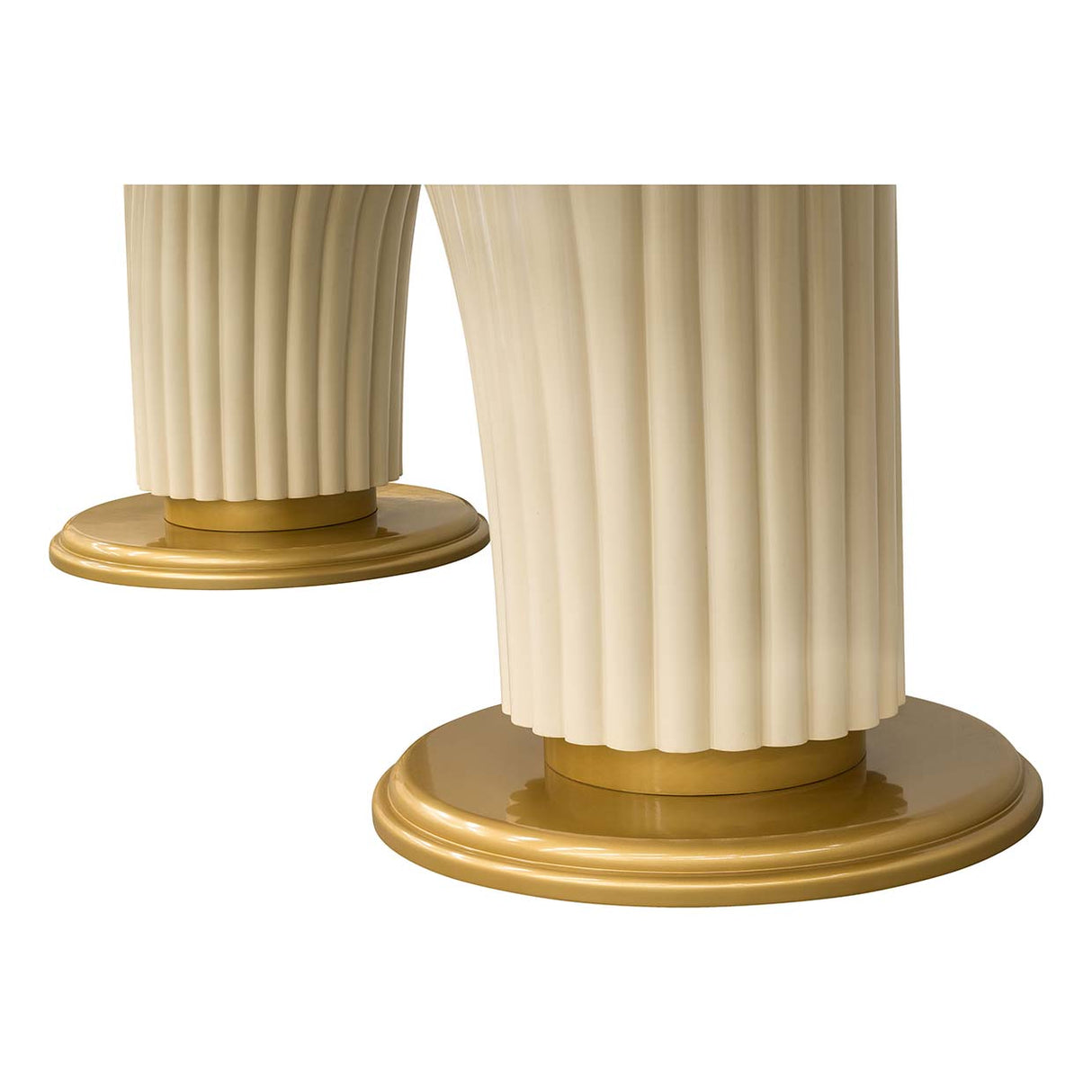 Scotts Square Light Champagne Oval Dining Table from Michael Amini - Luna Furniture
