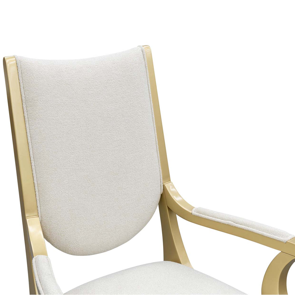 Scotts Square Light Champagne Dining Arm Chair from Michael Amini - Luna Furniture