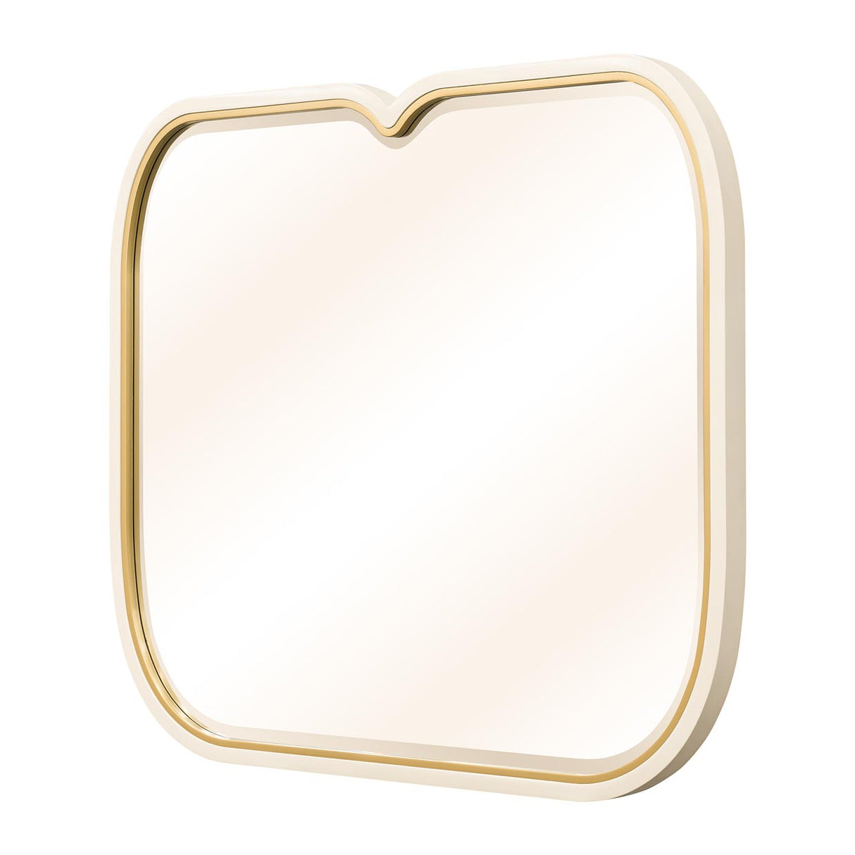 Scotts Square Light Champagne Wall Mirror from Michael Amini - Luna Furniture