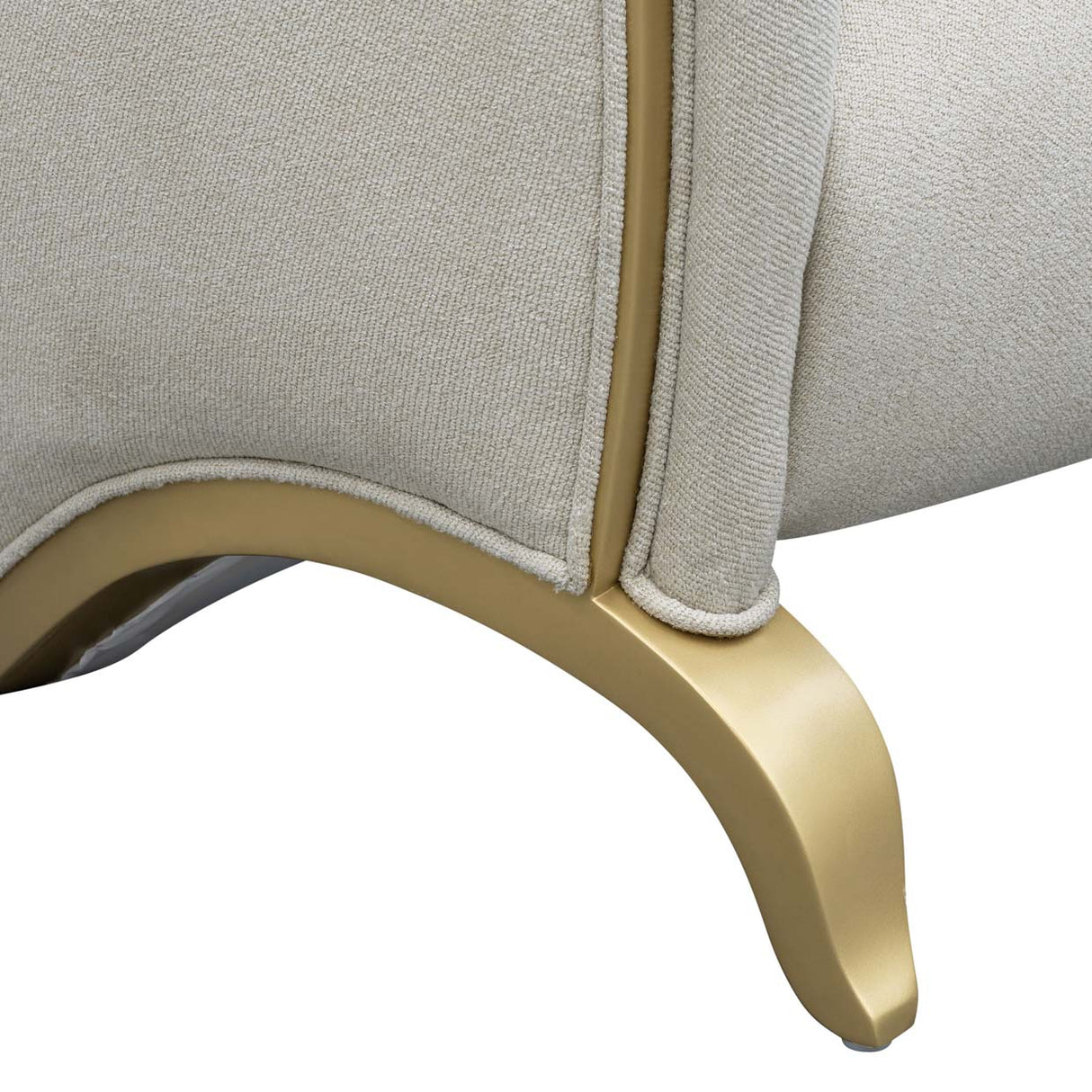Scotts Square Light Champagne Sofa from Michael Amini - Luna Furniture