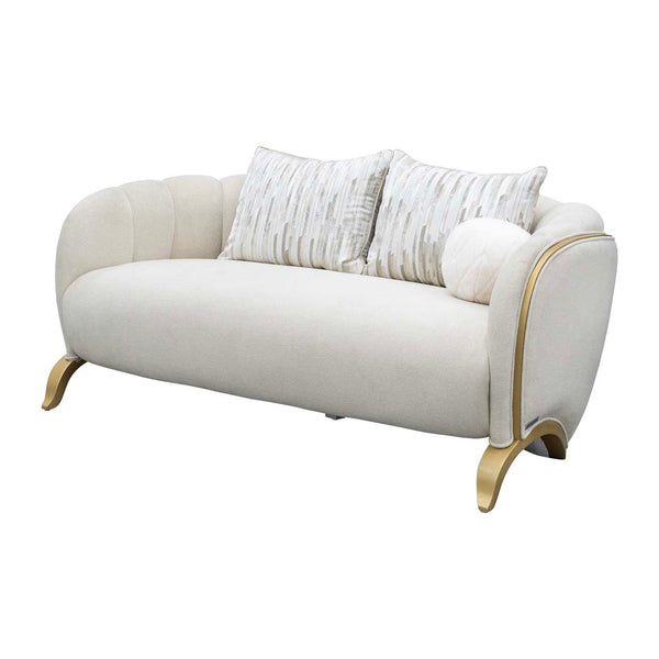 Scotts Square Light Champagne Loveseat