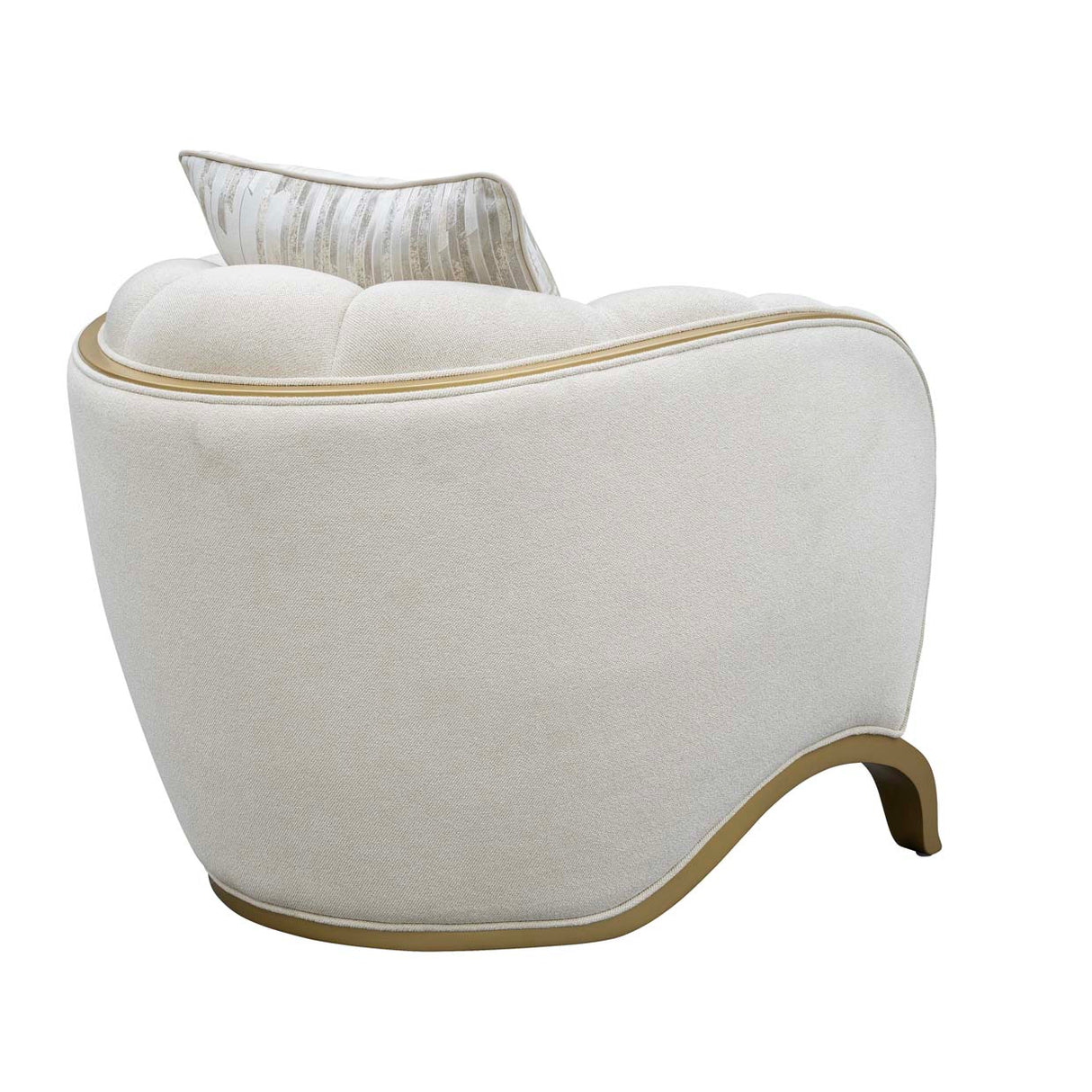 Scotts Square Light Champagne Matching Accent Chair from Michael Amini - Luna Furniture