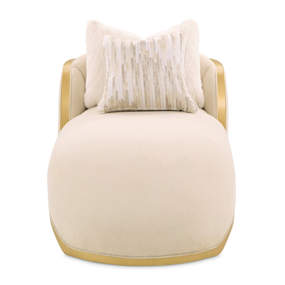 Scotts Square Light Champagne Chaise
