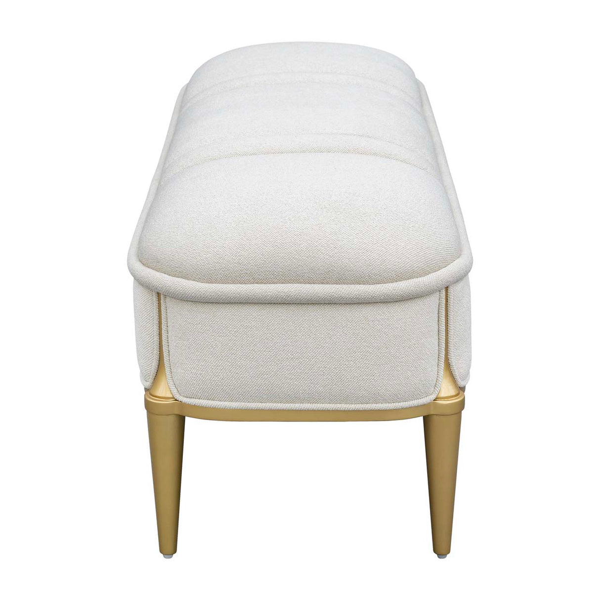 Scotts Square Light Champagne Accent Bench from Michael Amini - Luna Furniture