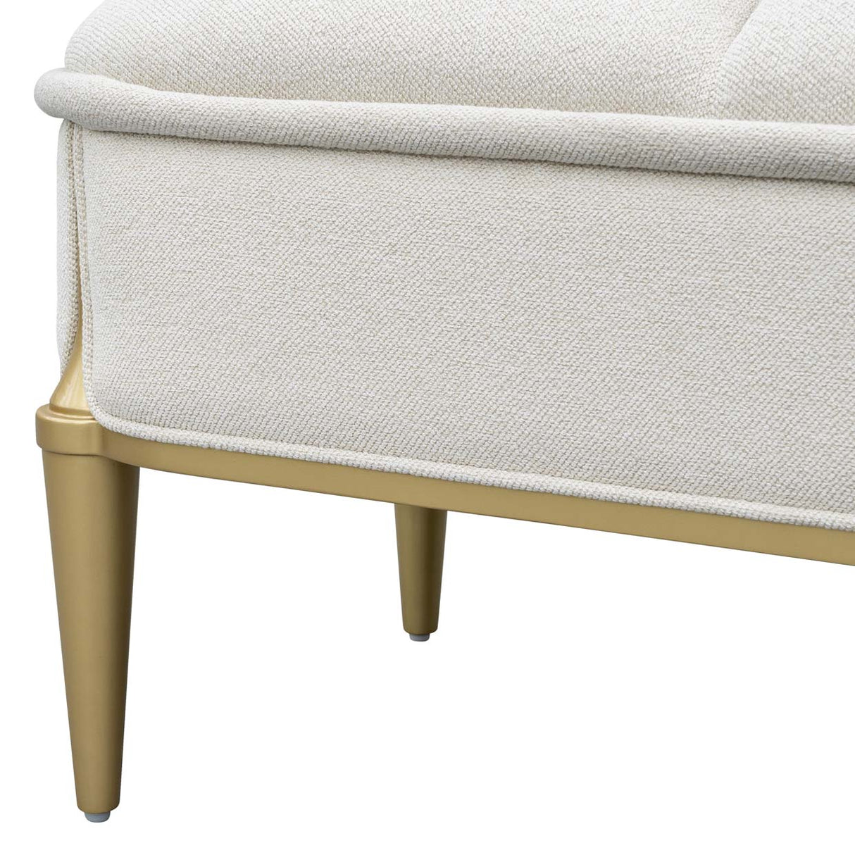 Scotts Square Light Champagne Accent Bench from Michael Amini - Luna Furniture