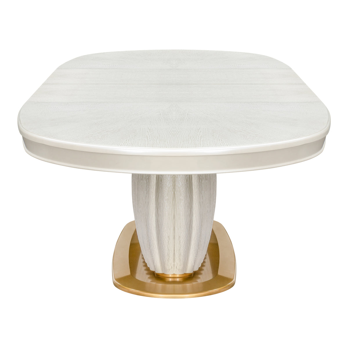 Sirene Creamy Pearl Oval Dining Table from Michael Amini - Luna Furniture