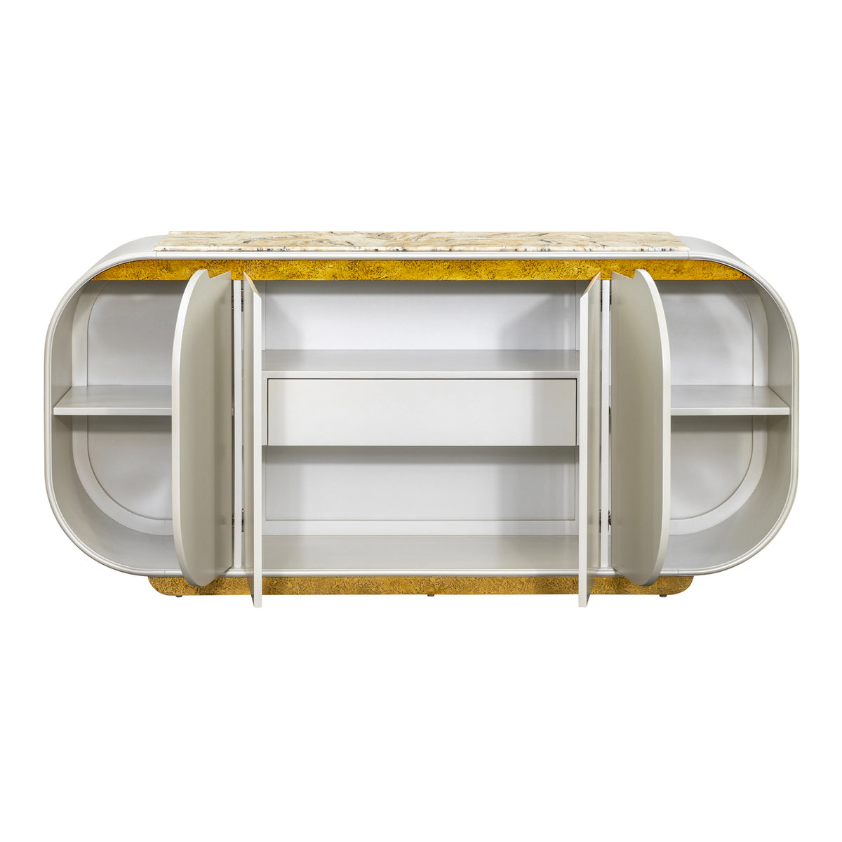 Sirene Creamy Pearl Sideboard from Michael Amini - Luna Furniture