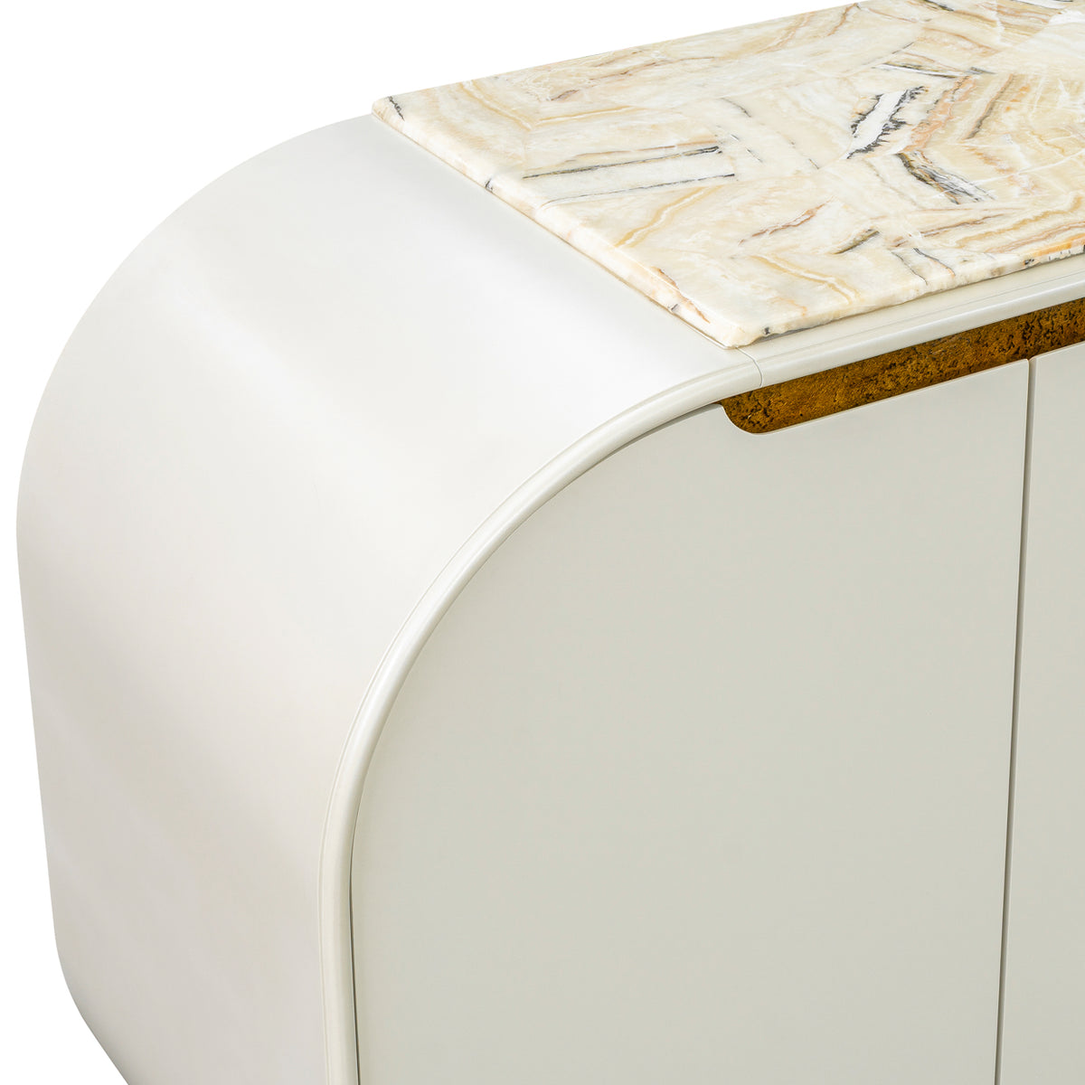 Sirene Creamy Pearl Sideboard from Michael Amini - Luna Furniture