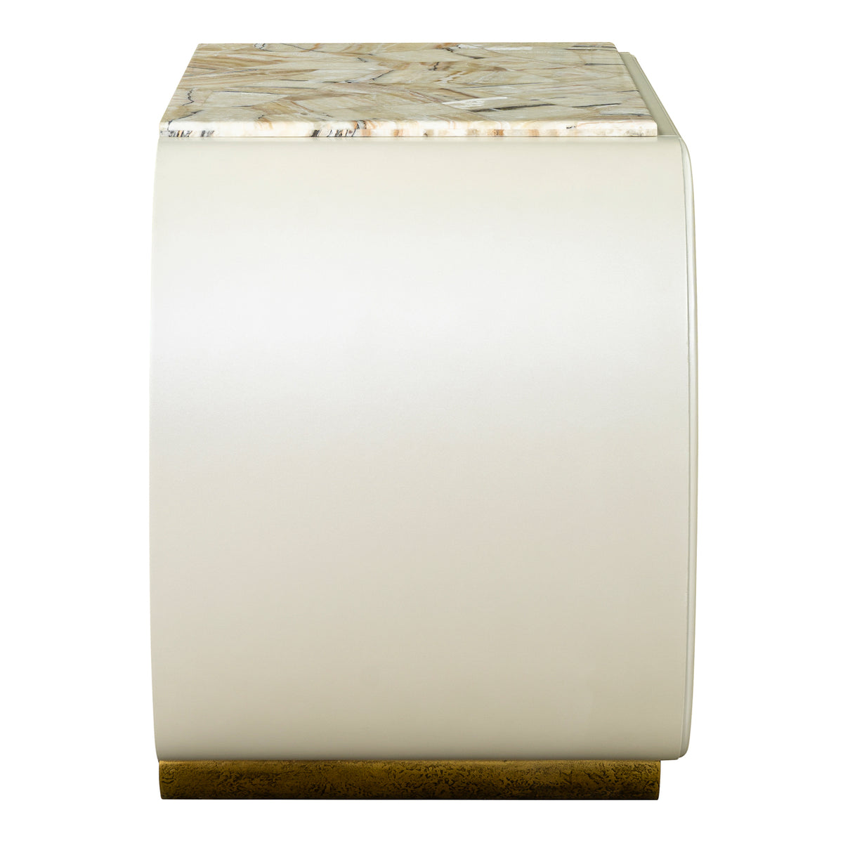 Sirene Creamy Pearl Nightstand from Michael Amini - Luna Furniture