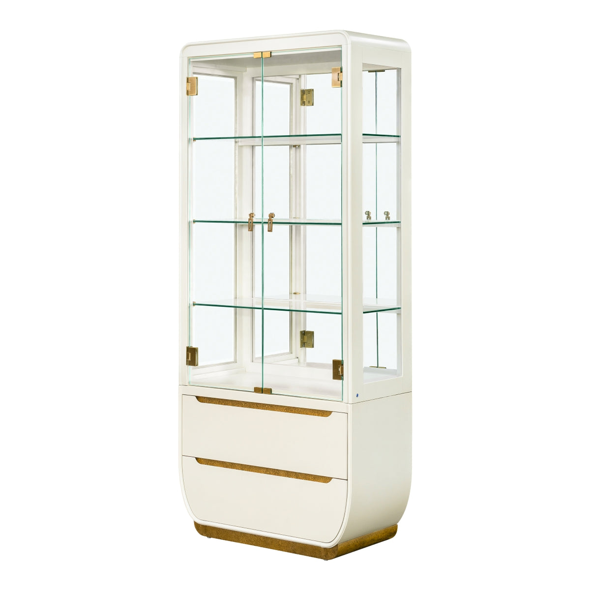 Sirene Creamy Pearl Display Cabinet from Michael Amini - Luna Furniture
