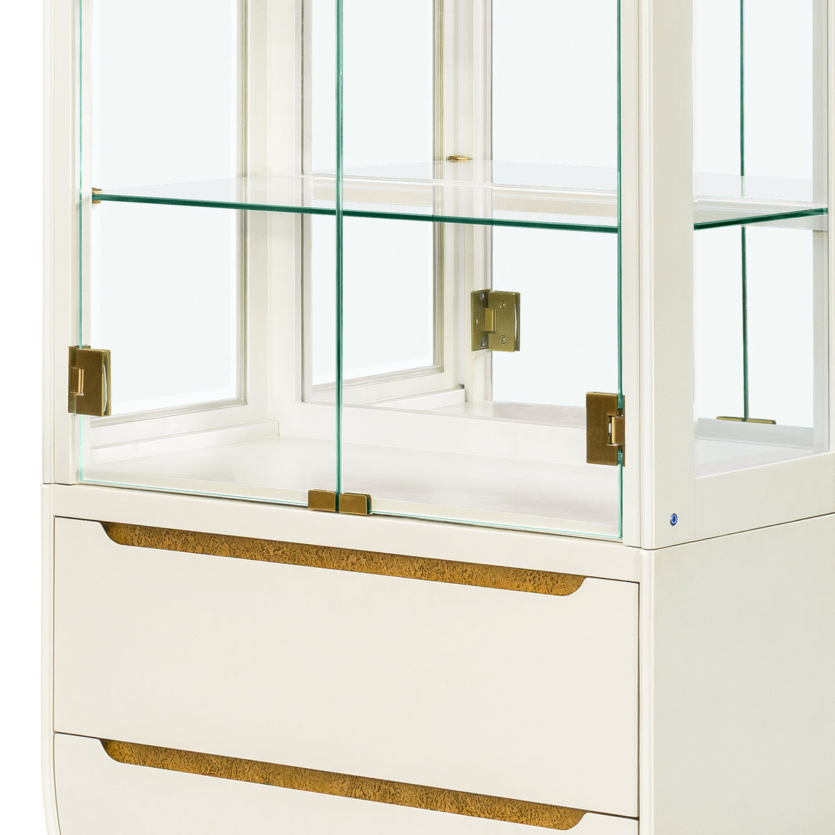 Sirene Creamy Pearl Display Cabinet from Michael Amini - Luna Furniture