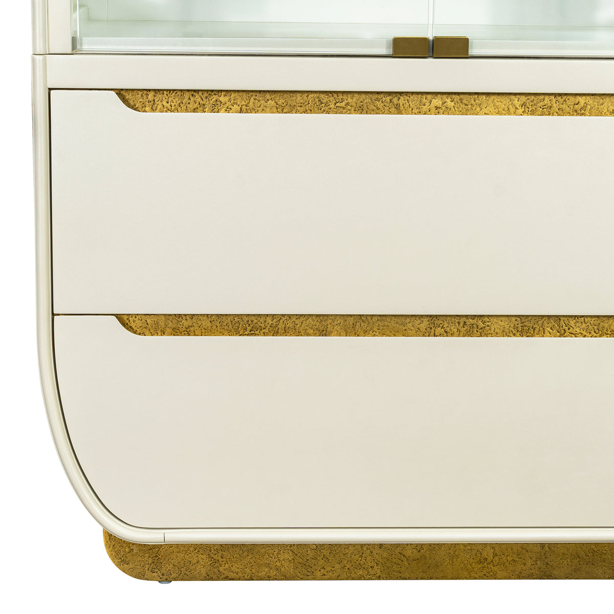 Sirene Creamy Pearl Display Cabinet from Michael Amini - Luna Furniture