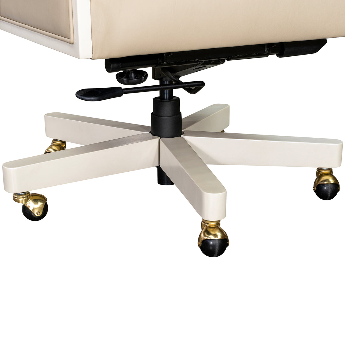 Sirene Creamy Pearl Swivel Desk Chair from Michael Amini - Luna Furniture