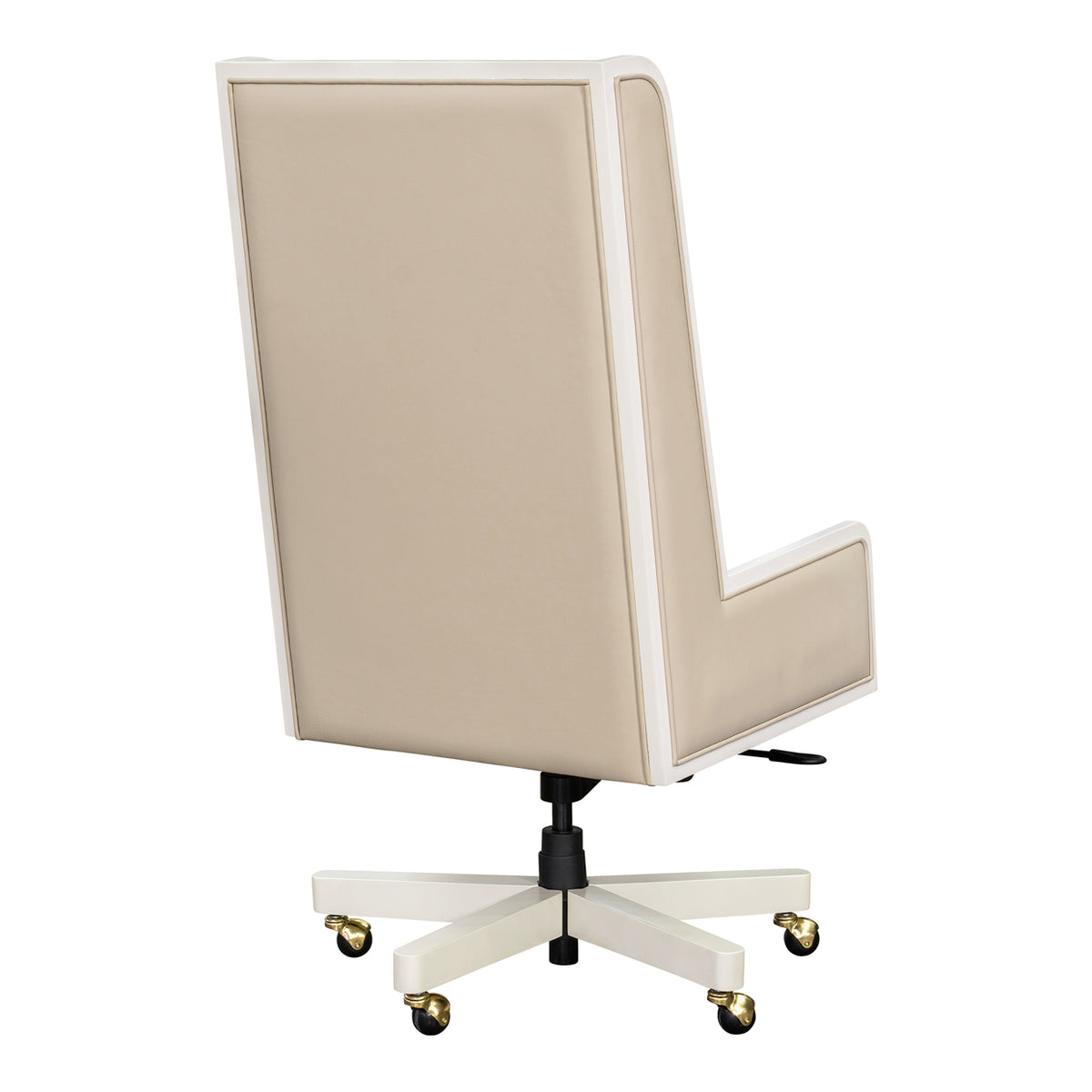 Sirene Creamy Pearl Swivel Desk Chair from Michael Amini - Luna Furniture