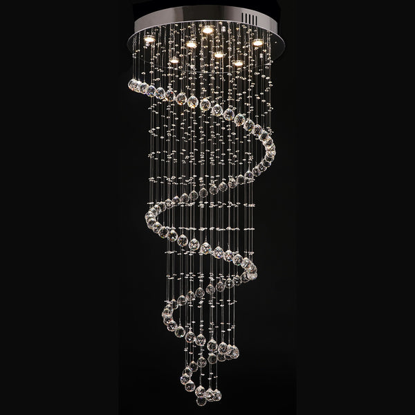 HD-91008 Silver Chrome Chandelier