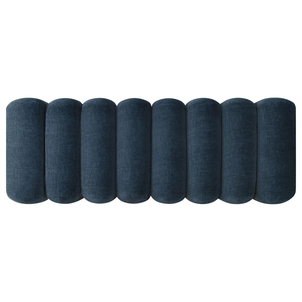 Summer Navy Upholstered Channel Accent Bench from Coaster - Luna Furniture
