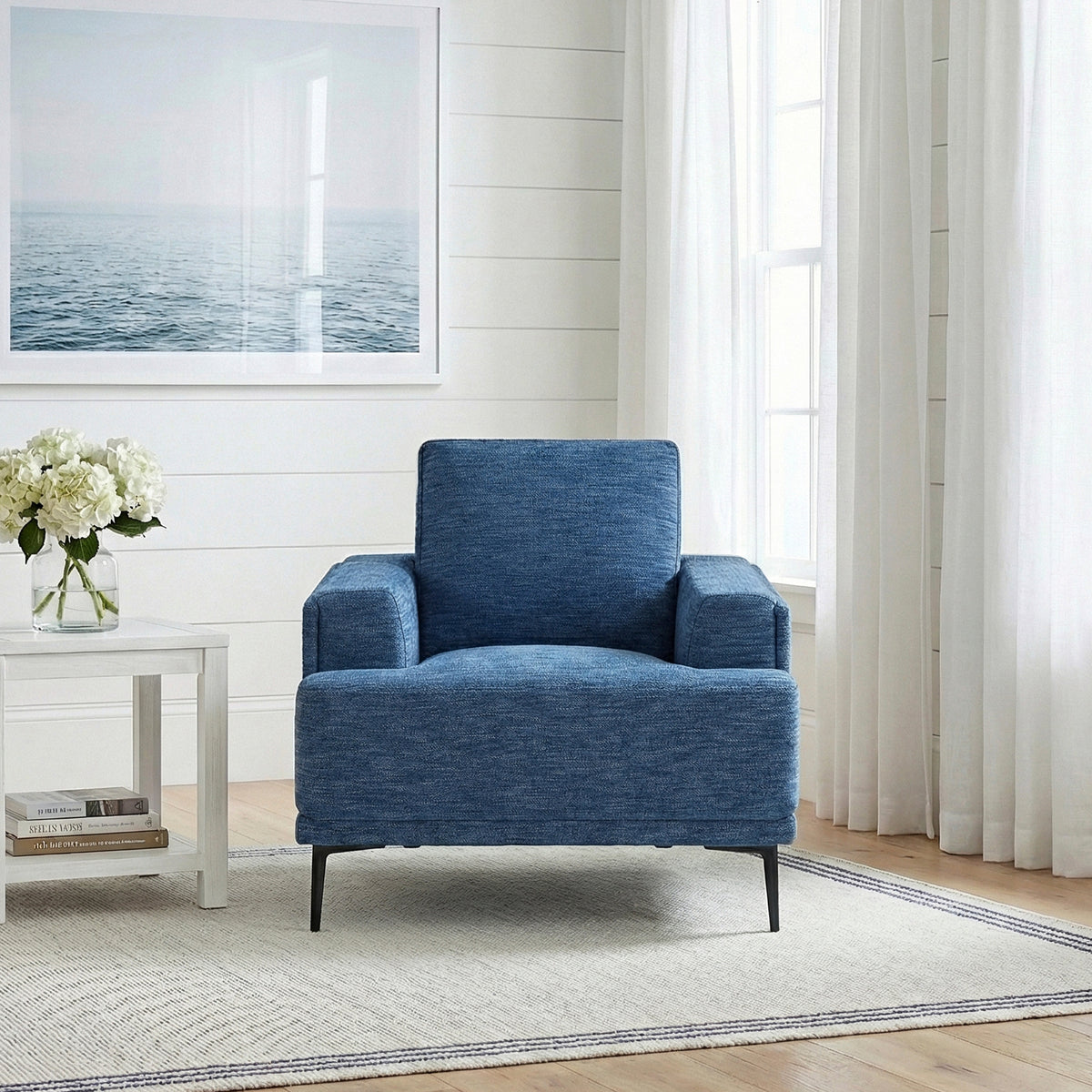 Stride Blue 2-Piece Living Room Set