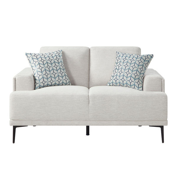 Stride Taupe Chenille Loveseat