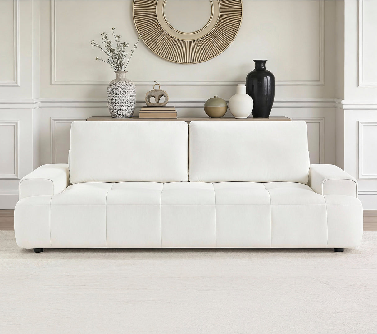 Brera Beige 2-Piece Living Room Set from Homelegance - Luna Furniture