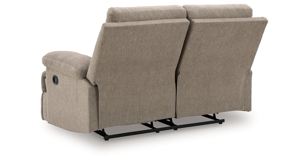 Side-Swipe Mocha Reclining Sofa and Loveseat from Ashley - Luna Furniture