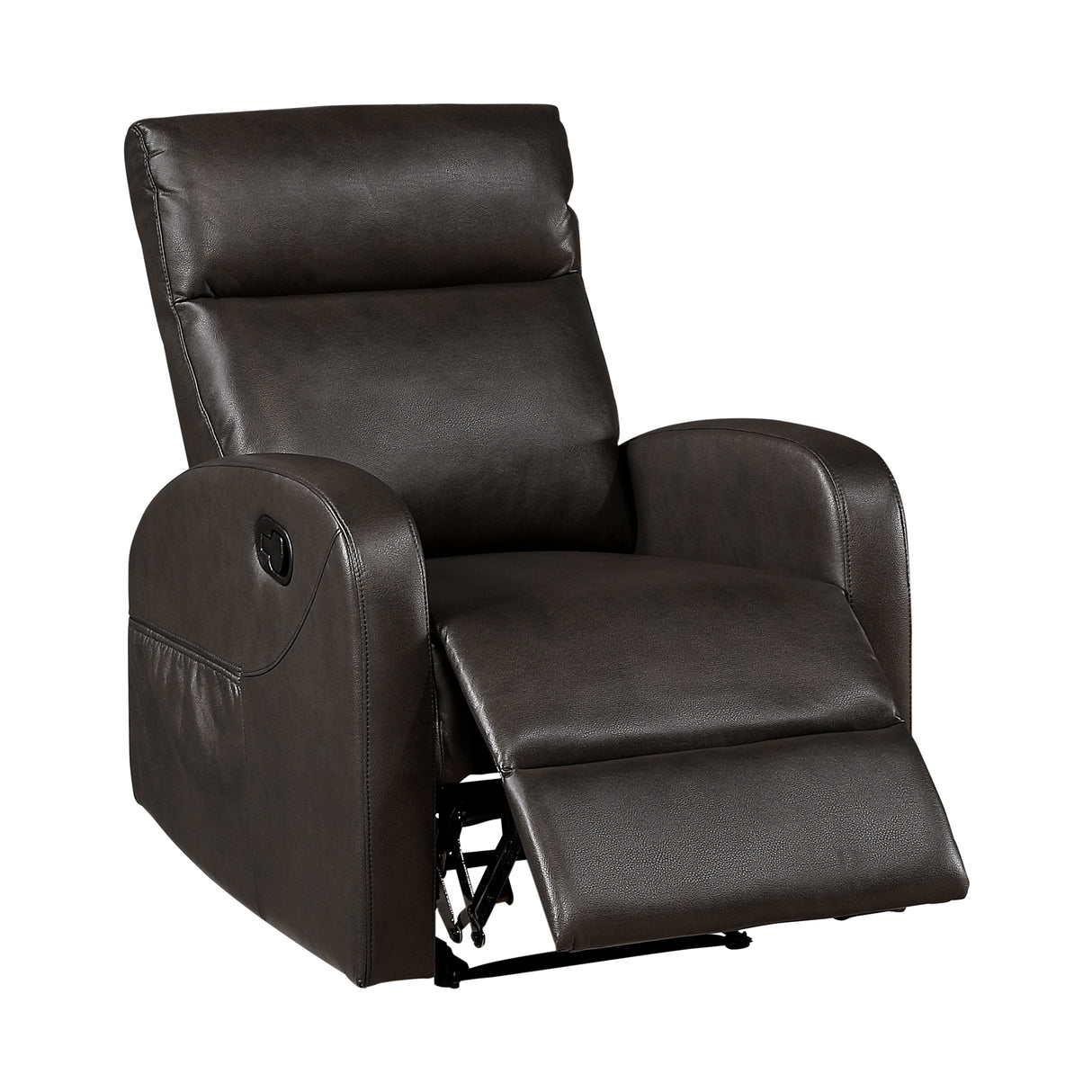 Allen Espresso Reclining Chair from Homelegance - Luna Furniture