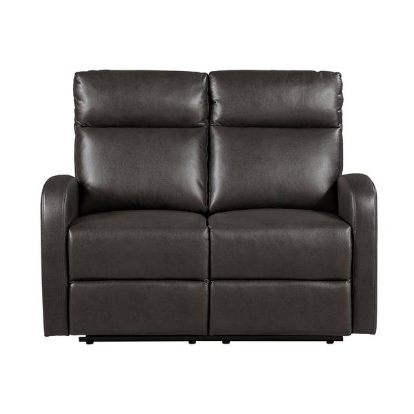 Allen Espresso Double Reclining Love Seat