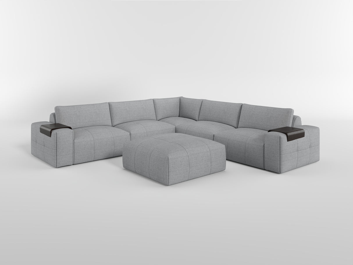 Tidal Gray Armless Chair from Homelegance - Luna Furniture
