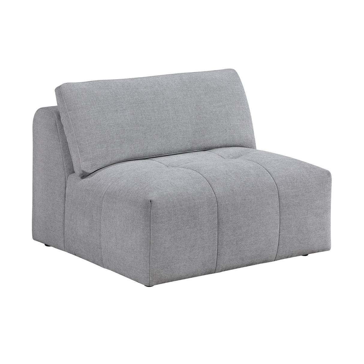Tidal Gray Armless Chair from Homelegance - Luna Furniture