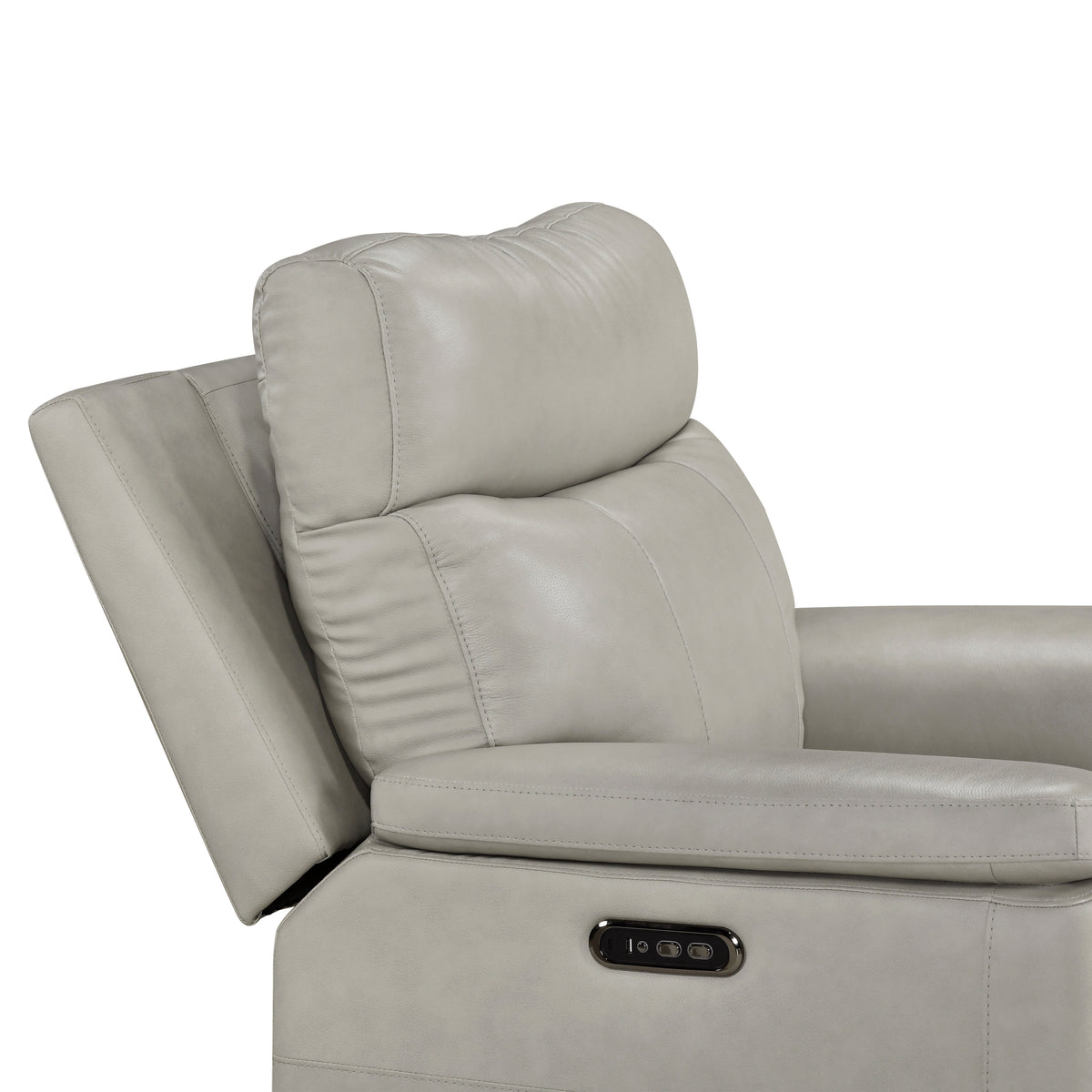 Celestia Light Gray 2-Piece Power Reclining Living Room Set from Homelegance - Luna Furniture