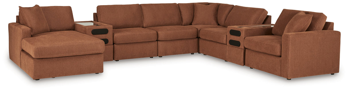 Modmax Spice 8-Piece Sectional with Audio System and Chaise from Ashley - Luna Furniture