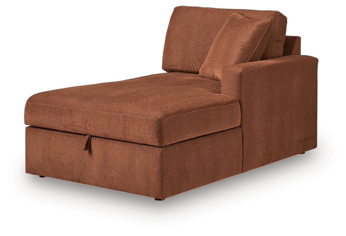 Modmax Spice Right-Arm Facing Corner Chaise with Storage from Ashley - Luna Furniture