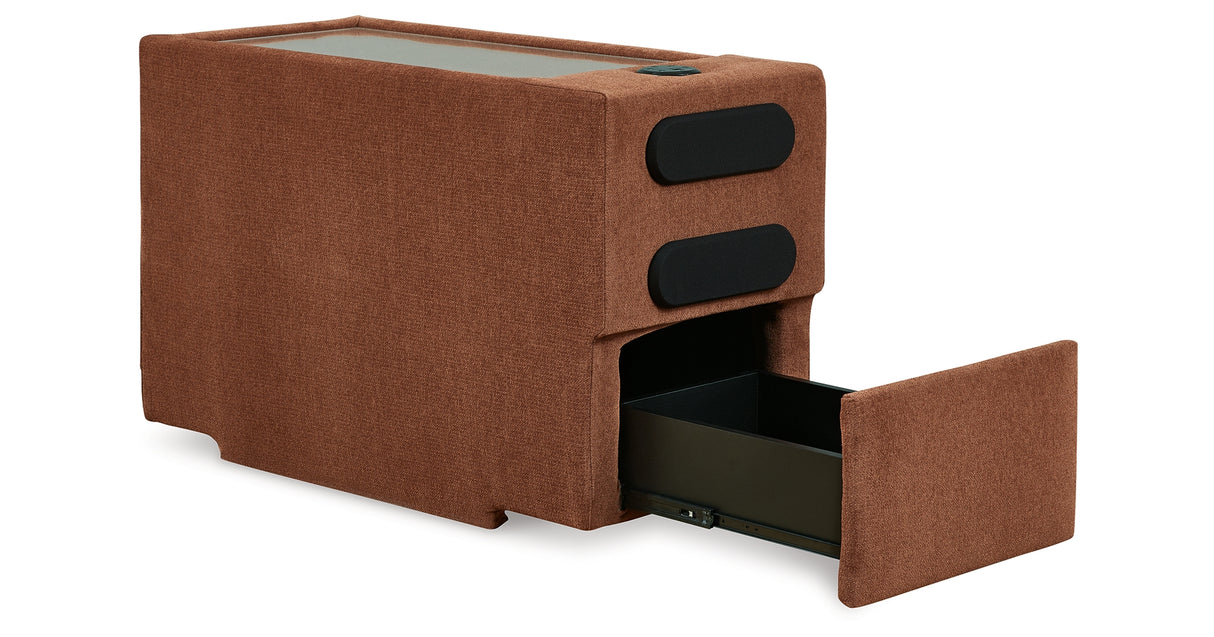 Modmax Spice Console with Audio System from Ashley Furniture - Luna Furniture