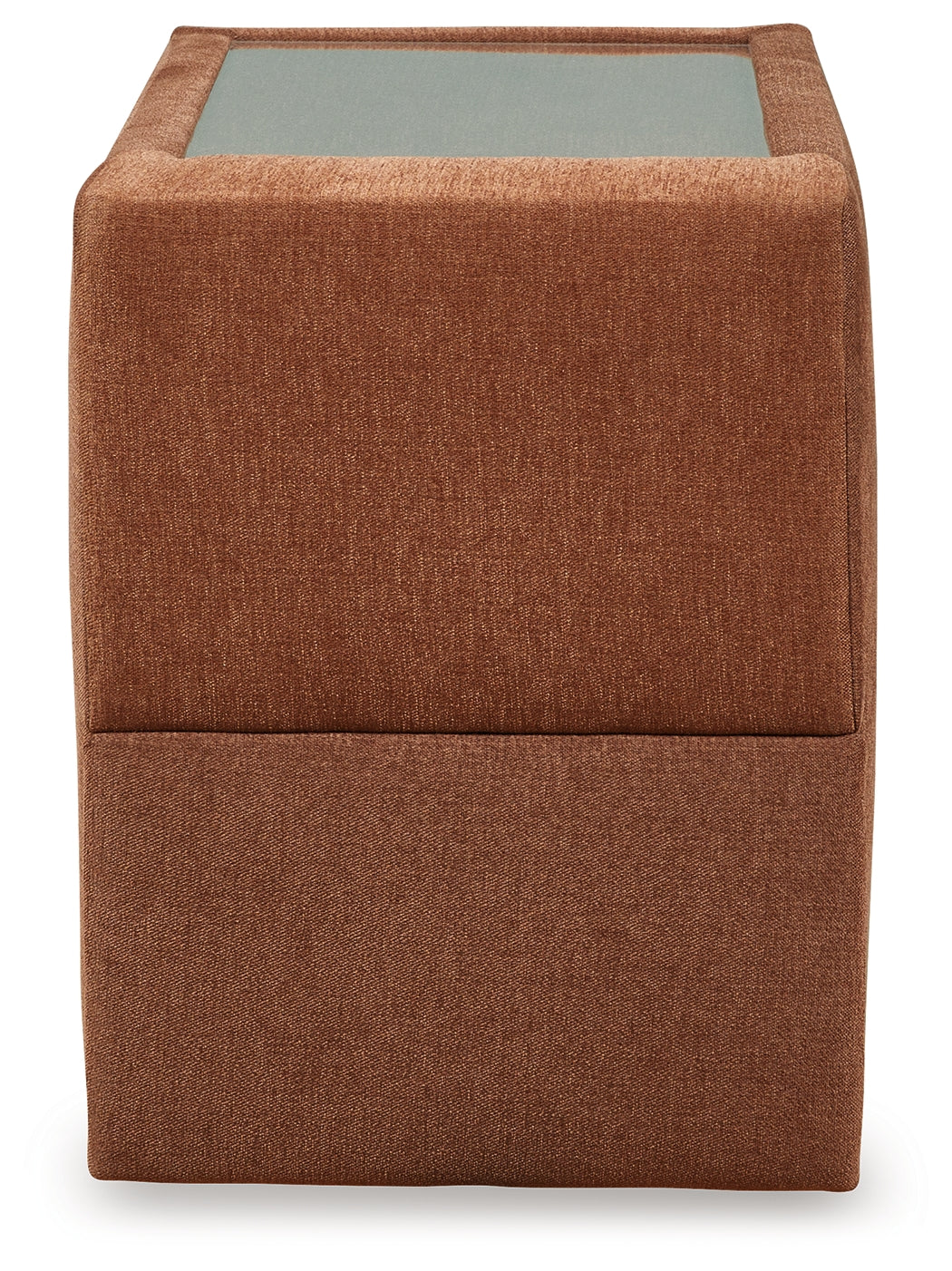 Modmax 6-Piece RAF Chaise Sectional with Ottoman and Storage Console in Spice from Ashley - Luna Furniture