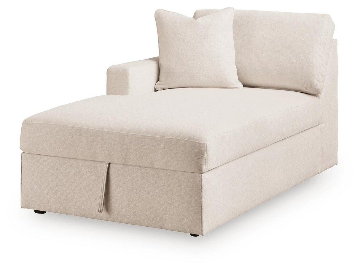 Modmax Oyster Left-Arm Facing Corner Chaise with Storage from Ashley - Luna Furniture
