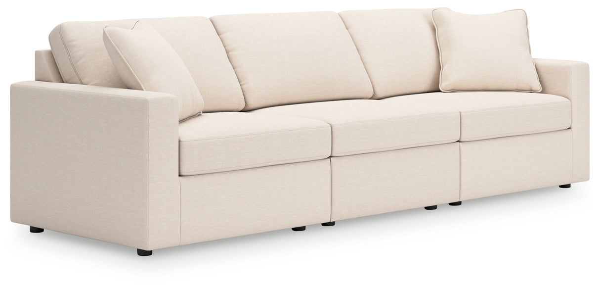 Modmax Oyster 3-Piece Sectional Sofa, 2-Piece Sectional Loveseat and Swivel Glider Recliner from Ashley - Luna Furniture