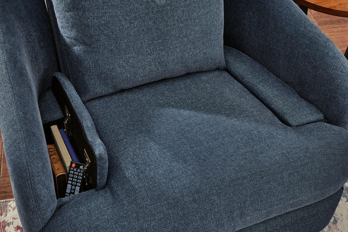 Modmax Sofa, Loveseat and Recliner in Ink from Ashley - Luna Furniture