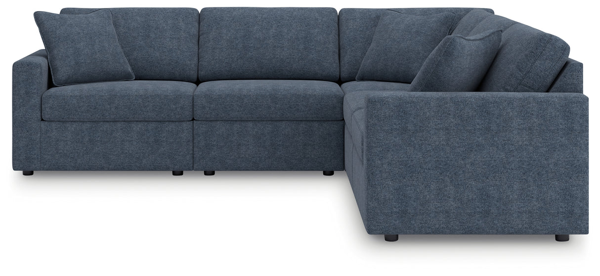 Modmax Ink 5-Piece Sectional with Recliner from Ashley - Luna Furniture