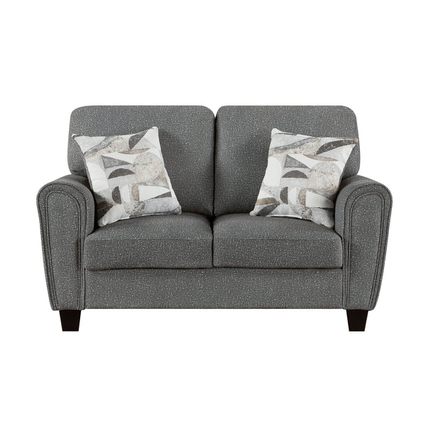Lemond Dark Gray Loveseat