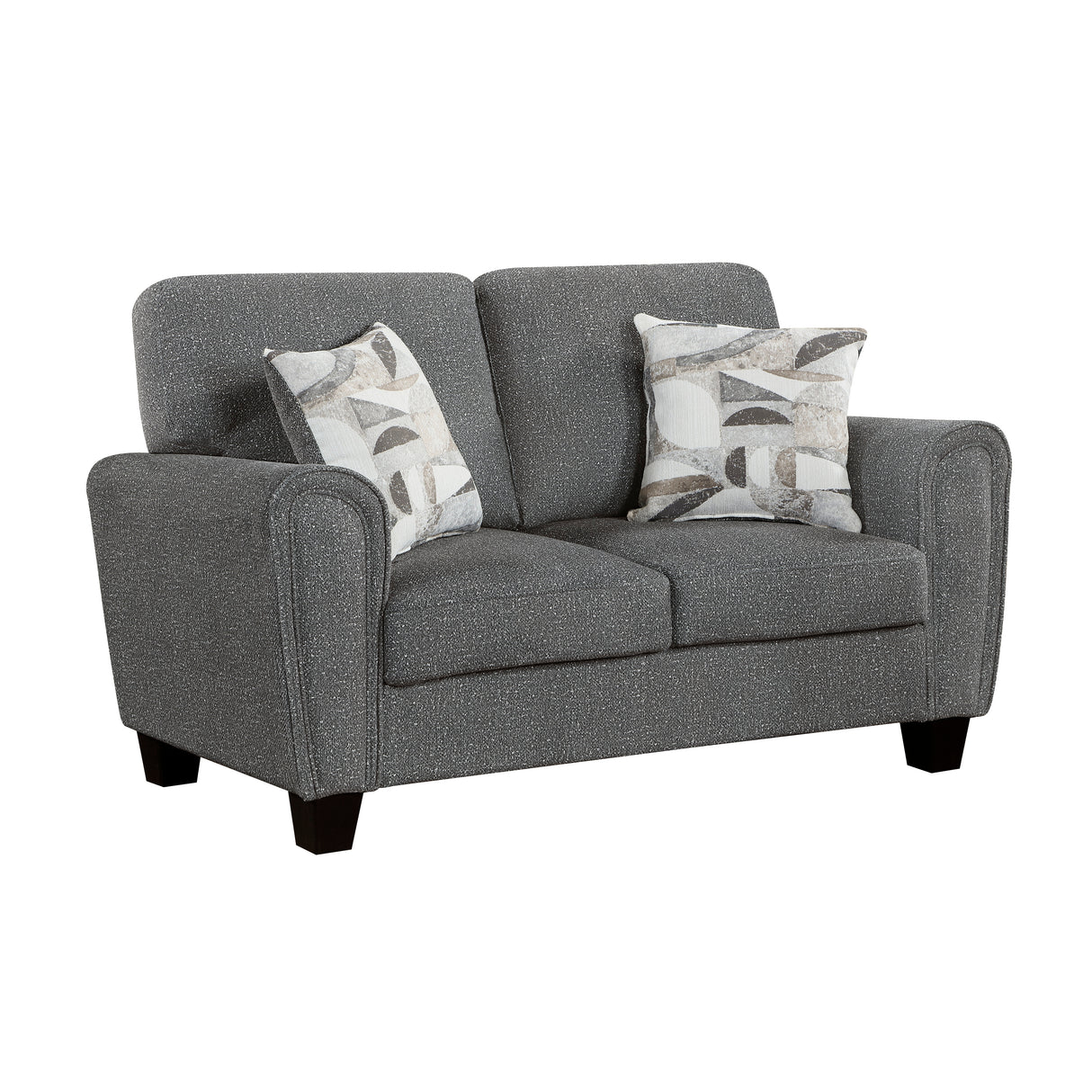 Lemond Dark Gray 2-Piece Living Room Set from Homelegance - Luna Furniture