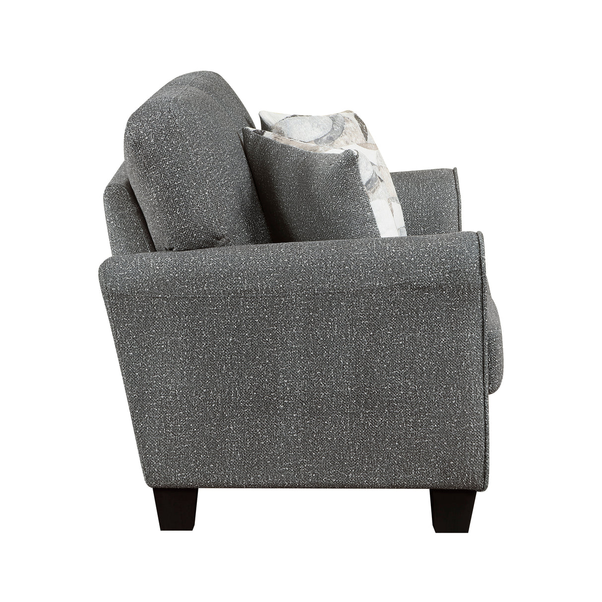 Lemond Dark Gray 2-Piece Living Room Set from Homelegance - Luna Furniture