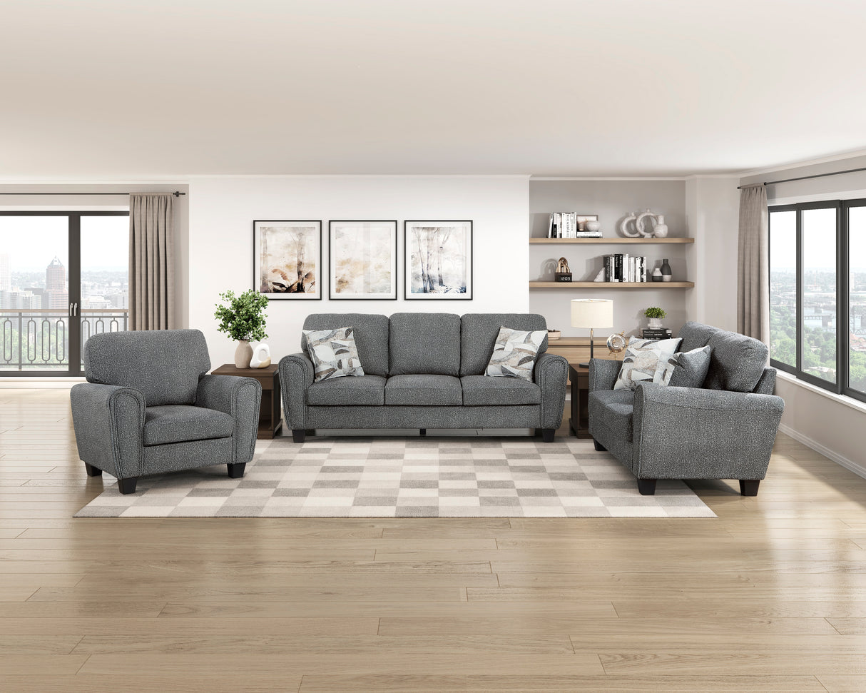 Lemond Dark Gray Sofa from Homelegance - Luna Furniture