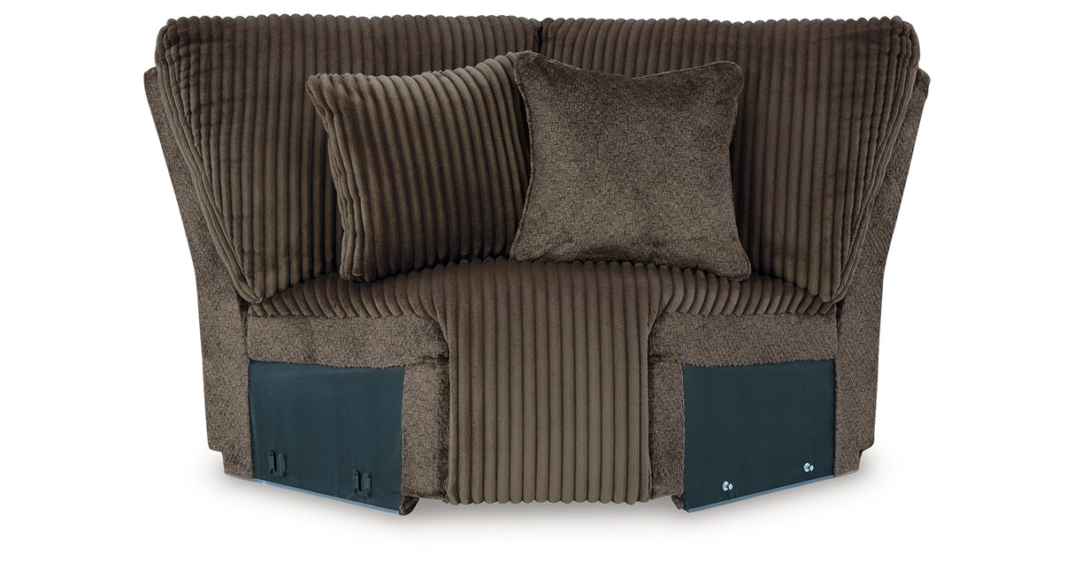 Top Tier Chocolate Wedge from Ashley - Luna Furniture