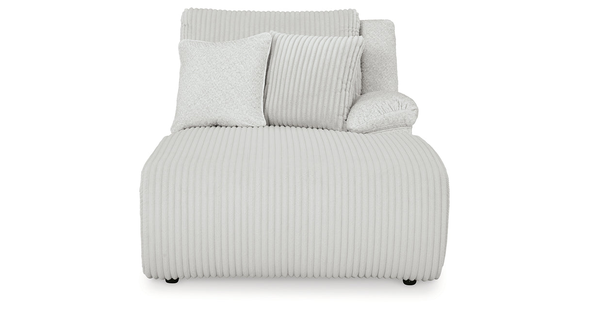 Top Tier Alloy Right-Arm Facing Press Back Chaise from Ashley - Luna Furniture
