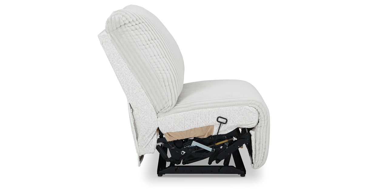Top Tier Alloy Armless Recliner from Ashley - Luna Furniture