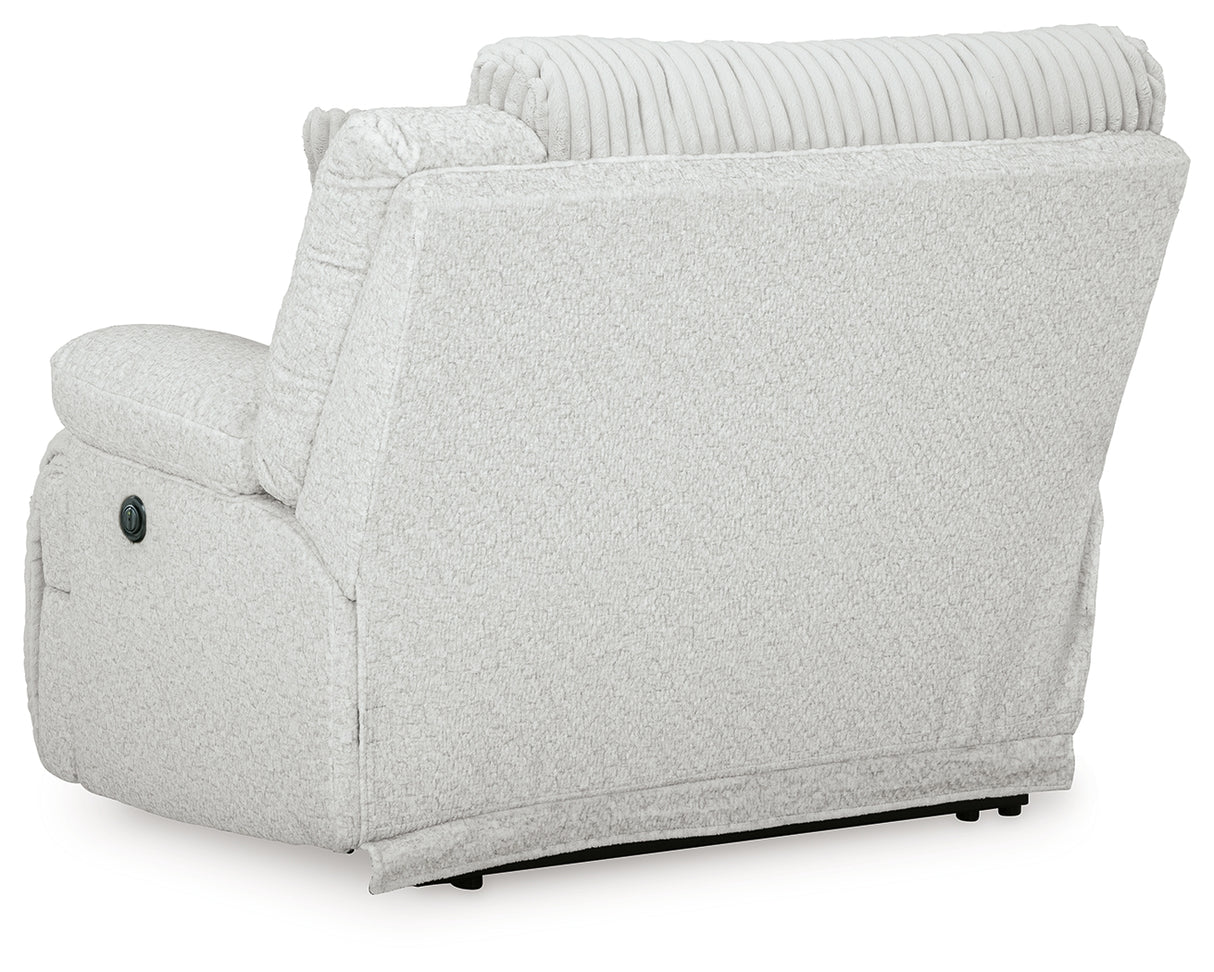 Top Tier Alloy Right-Arm Facing Power Recliner from Ashley - Luna Furniture